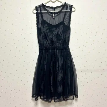 axes femme 엑시즈팜 슬리브리스 원피스 M 블랙