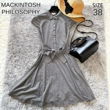 MACKINTOSH PHILOSOPHY 38 반팔 셔츠 원피스 리본