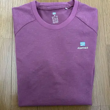 파인 트랙 M 퍼플 티셔츠