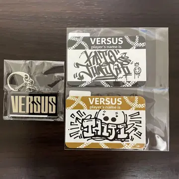 VERSUS 가챠 가토 준이치 타이 스티커 아크링 키링 A