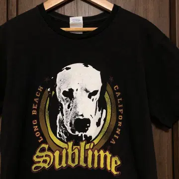 00s SUBLIME 서브라임 LOU DOG 티셔츠 S 블랙 락 티셔츠