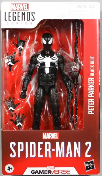 Hasbro 마블 레전드 시리즈 게이머 버스 피터 파커 블랙 수트