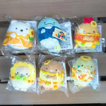 고흐 전 스미코구라시 테노리 봉제 인형 6종 세트