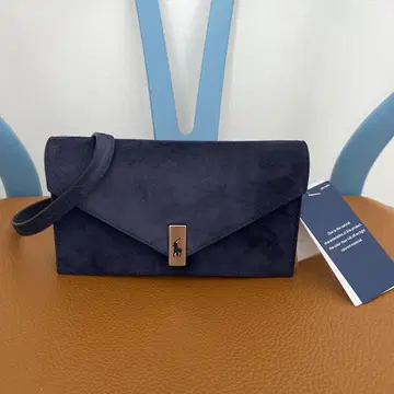 Ralph Lauren 스웨이드 체인 지갑 및 백