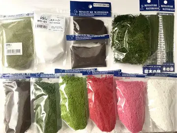 디오라마 소재, 모형 소재