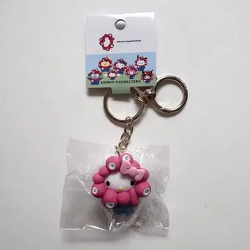 산리오 캐릭터즈 밈쿠밈쿠 키티 키링 키티 만박