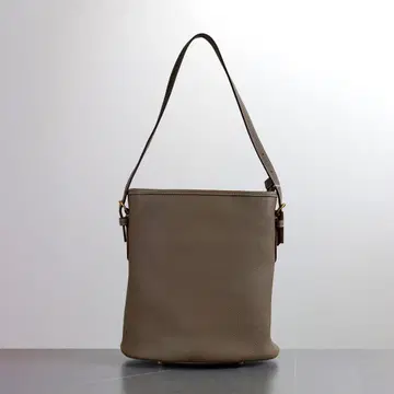 고베 Ekiren 그레이 이탈리아 천연 가죽 숄더백