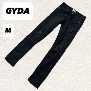GYDA fitmedenim 데미지 가공 스키니 데님 블랙 M