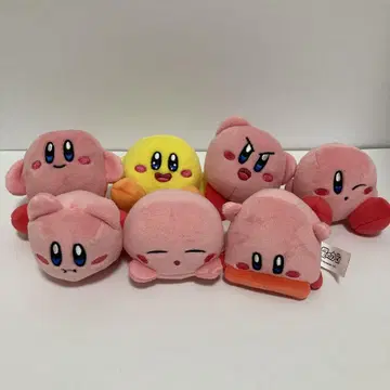 커비 봉제 인형 세트 7개