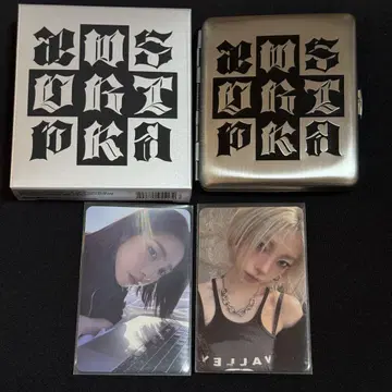 aespa dirty work 트레이딩 카드 앨범 CD 카리나