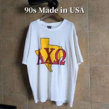 90년대 USA제 그리스 문자 칼리지 티셔츠 싱글 스티치 XL
