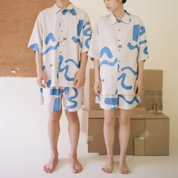 PAMM 팜 thanks sea summer pajamas 셋업