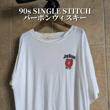 90s Jim Beam 버번 위스키 티셔츠 싱글 스티치