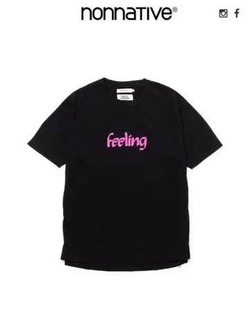 nonnative DWELLER S/S TEE "Feeling" 핑크