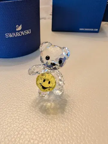 스와로브스키 입상 크리스 베어 스마일