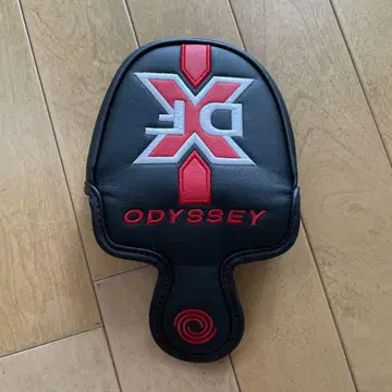 ODYSSEY DFX 퍼터용 골프헤드커버 블랙/레드