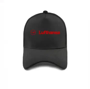 Lufthansa 루프트한자 블랙 캡 야구 모자