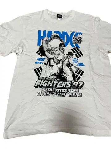 THE KING OF FIGHTERS 티셔츠 한국 코아 초코 L
