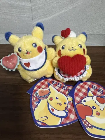 PIKACHU DINER 마스코트 2종 세트 피카츄