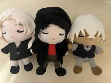 명탐정 코난 앉은 봉제 인형 라이 버번 베르무트