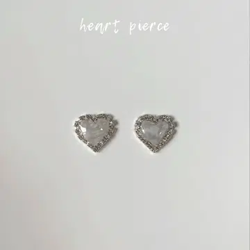 Heart pierce 귀걸이/귀찌