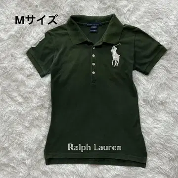 Ralph Lauren 반팔 피케 셔츠 올리브 그린