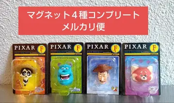 해피 복권 픽사 페이스 마그넷 4종 컴플리트