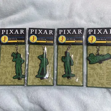 PIXAR 제일복권 토이스토리 J상 병사 러버 참 4개 세트