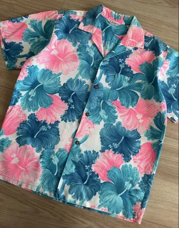60s NOELANI CASUALS 하와이안 빈티지 셔츠 구제 의류