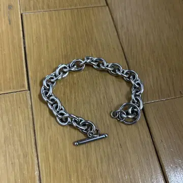 실버 체인 팔찌 토글