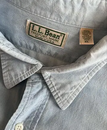 미국제 L.L.BEAN 엘엘빈 샴브레이 셔츠 구제 의류