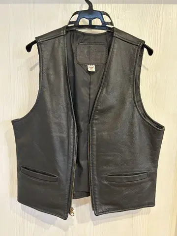 Branded Garments 가죽 베스트 사이즈 40