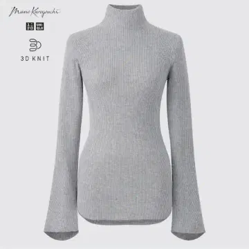 새상품급 Mame 마메 유니클로 3D 리브 하이넥 스웨터 S