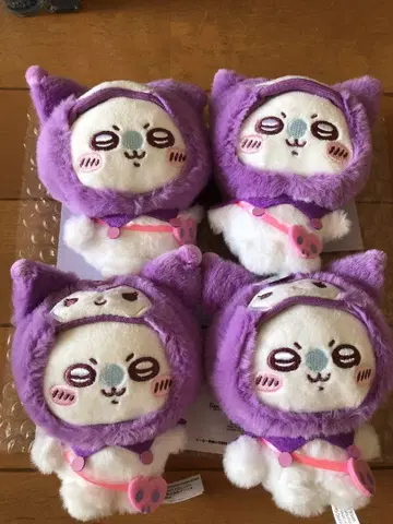 치이카와 (먼작귀) 산리오 콜라보 마스코트 홀더 모몽가 쿠로미