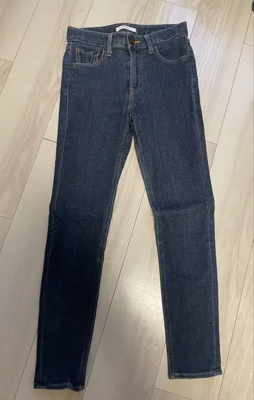 MOUSSY 스키니 데님 다크 블루