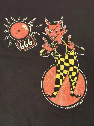 kozik 코직 티셔츠 사탄 666