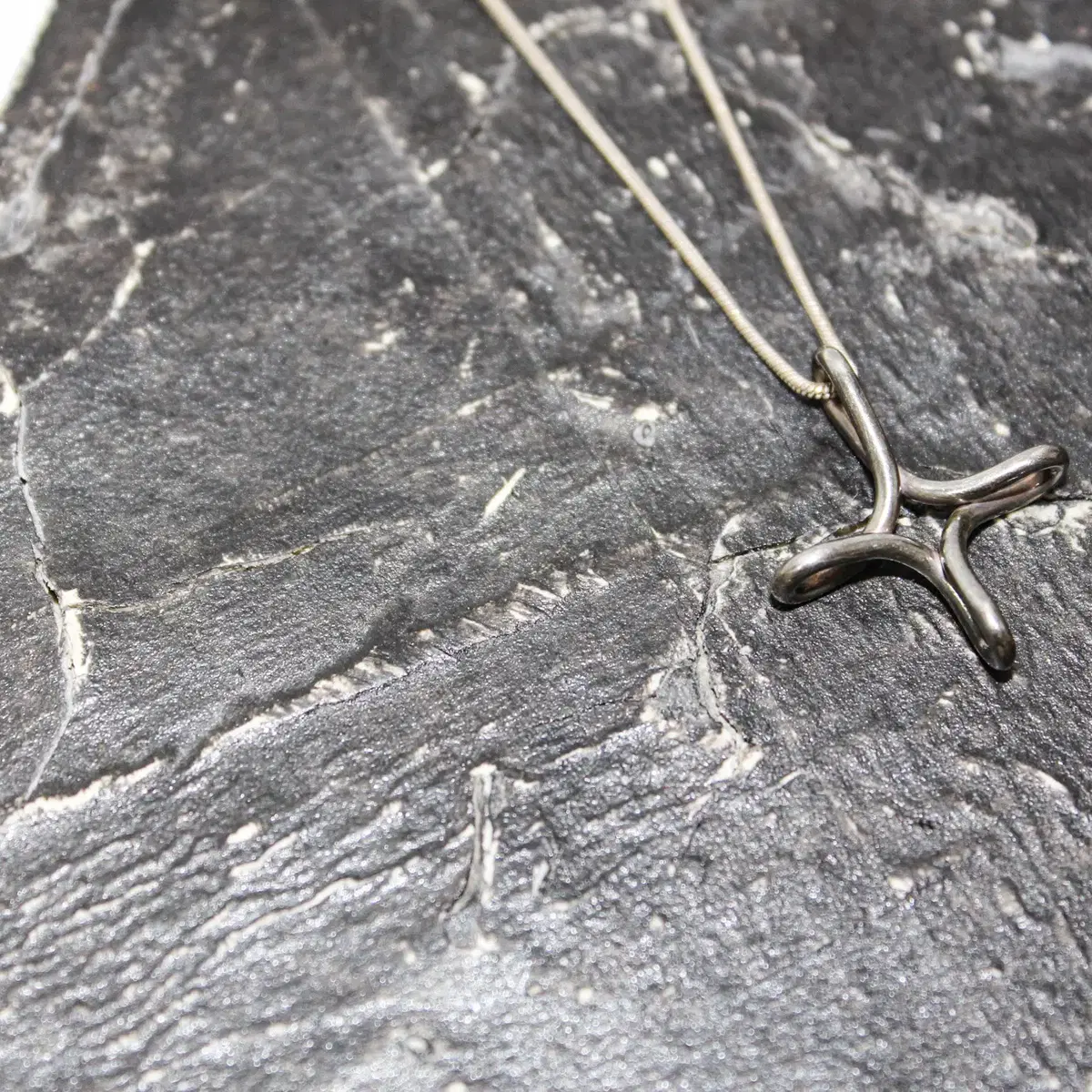 90s TIFFANY&Co 빈티지 티파니앤코 인피니티 크로스 펜던트