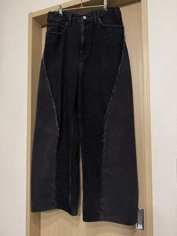 jieda 지에다 블랙 청바지