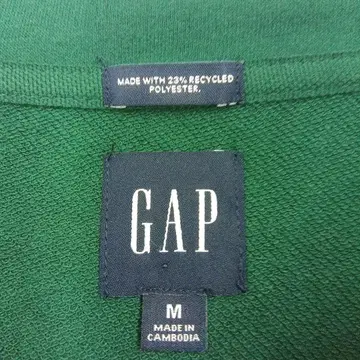 90년대 GAP IDEAL 지퍼 업 라이트 맨투맨