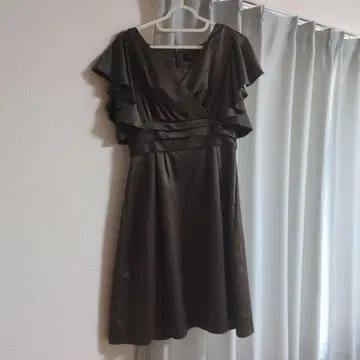 RUIRUE BOUTIQUE 다크 브라운 드레스 M