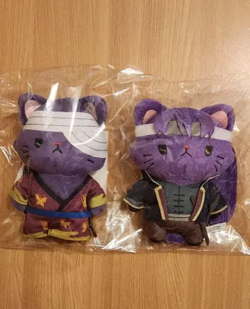 은혼 안대가 포함된 봉제 인형 withCAT 타카스기 신스케 2종 세트