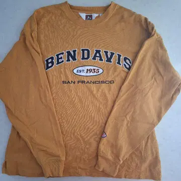 BEN DAVIS 긴팔 트레이닝복 S 사이즈 오렌지