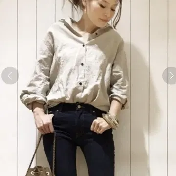 새상품 두지엠 클라세 Deuxieme Classe 린넨 긴팔 셔츠