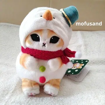 모프 샌드 mofusand 눈사람 냥 봉제 인형 S