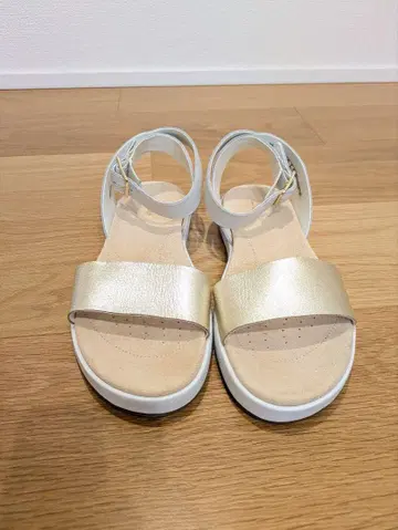 클락스 Clarks 샌들 벨티드 23.5cm 플랫 컨디션 최상