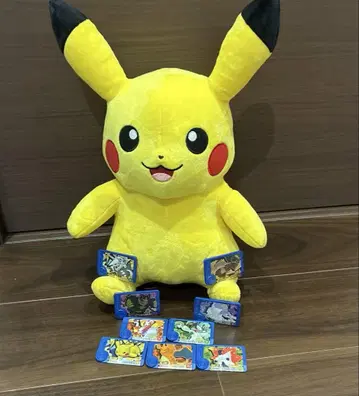 피카츄 봉제 인형 약 40cm 포켓몬 브렌다 피크 9개 덤으로 증정