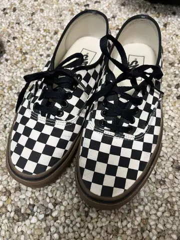 VANS AUTHENTIC 오센틱 체커 껌 밑창