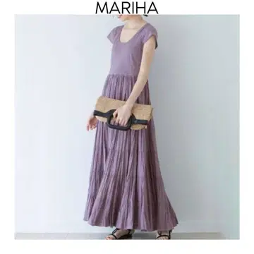 MARIHA 마리하 초원의 무지개 드레스 라벤더 원피스 롱 반팔