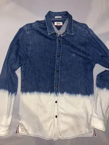 TOMMY JEANS 그라데이션 데님 셔츠 S