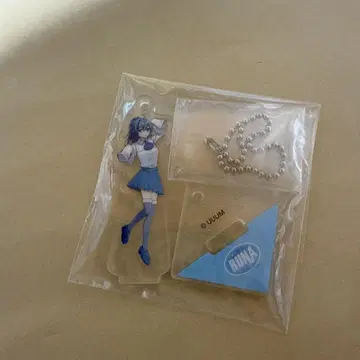 컬러풀 피치 아크릴 스탠드 미니 루나 아크릴 키링